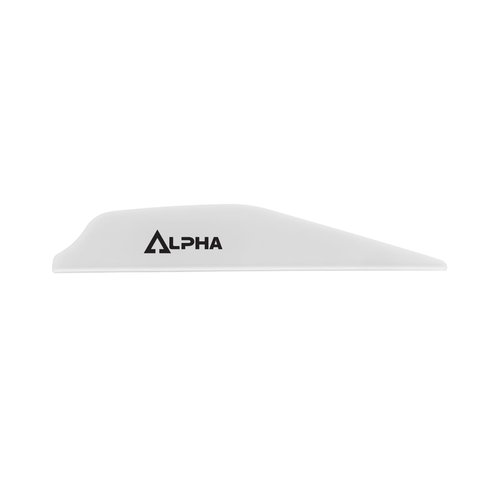 Bohning Alpha AR 1250 Vane, 2.8", White, 36pk