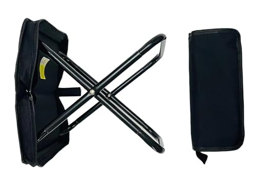 Hexinfil Mini Portable Chair,Collapsible Seat,Ultralight Folding Camping Stool,Foldable Stools Adults.