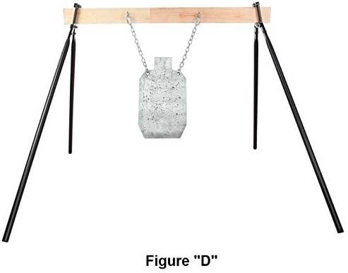 Tactical Scorpion Gear TSG-AOK Complete Hanging Target Gong Mounting Kit