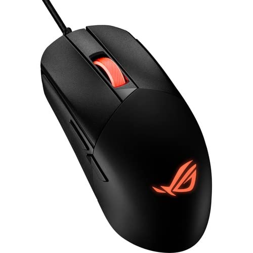 ASUS ROG Strix Impact III Wireless Gaming Mouse, 57 G Lightweight, 36K DPI Sensor, Bluetooth & 2,4GHz RF, ROG SpeedNova, Up to 618hrs Battery Life, Replaceable Switches, ROG Omni Receiver, Black