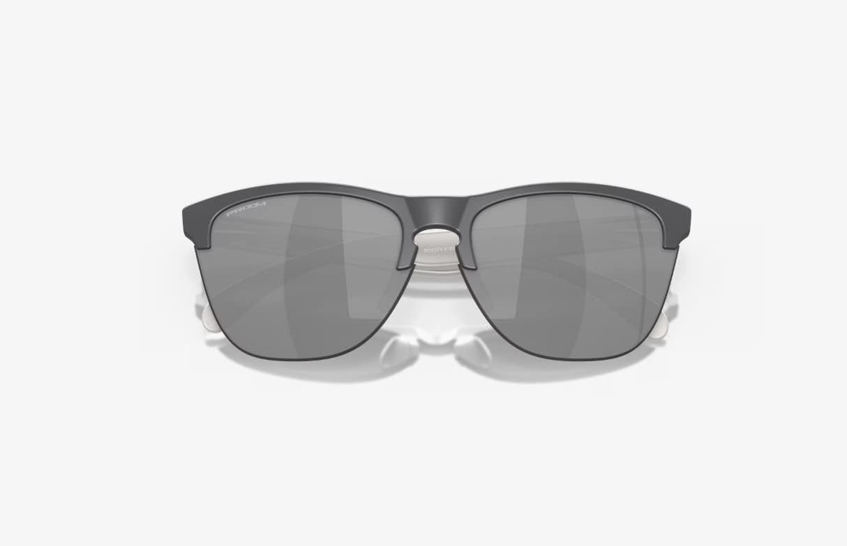 Oakley Frogskins Lite Sunglasses Matte Dark Grey with Prizm Black Lens