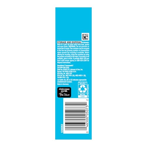 OFF! Insect Repellent Aerosol for Adults & Kids, Fragrance-Free Bug Spray for Everyday Protection from Mosquitoes and Ticks, 5 oz