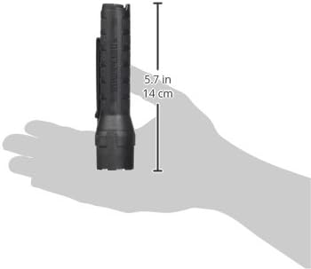 Streamlight 88610 PolyTac X USB 600-Lumen Multi-Fuel Professional Tactical Flashlight, Clear Retail Packaging, Black