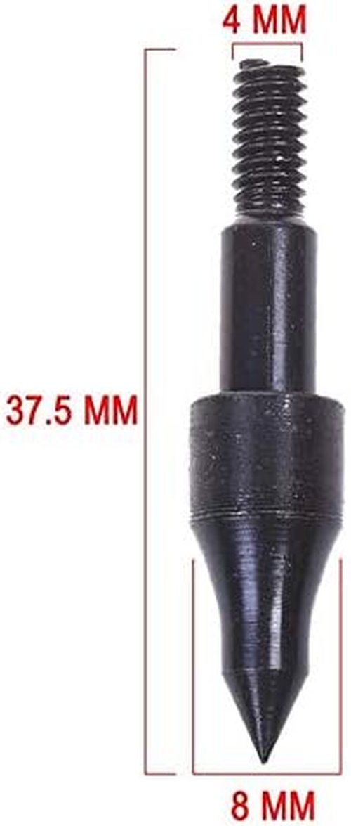 12pcs Archery Arrow Tips 75/100/125/150 Grain Field Points 5/16 inch Screw in Bullet Points Arrowheads Broadheads for Crossbow Recurve Bow Compound Bow Hunting Bow and Arrow Target Shooting Practice