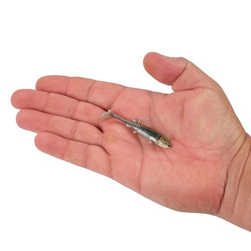 Berkley PowerBait Pre-Rigged Minnotator Fishing Bait, HD Blacknose Shiner, 2.5 in, Irresistible Scent & Flavor, Realistic Profile, Ready-to-Fish, Ideal for Bass, Crappie, Pike and More