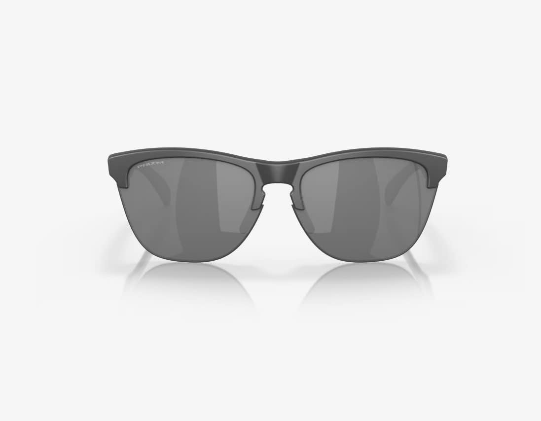 Oakley Frogskins Lite Sunglasses Matte Dark Grey with Prizm Black Lens