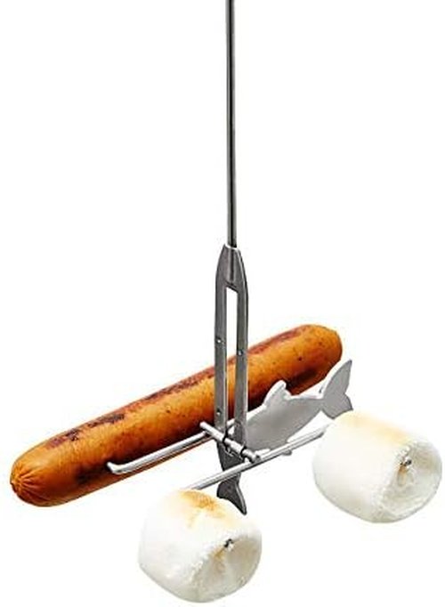 Fishing Pole Campfire Roasters Bundle Packs Campfire Roasting Sticks Outdoor Firepit Tools