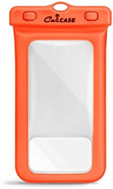 CaliCase Extra Large Waterproof Floating Phone Pouch - IPX8 Waterproof Floating Phone Case with Lanyard for iPhone X-14/ S20-S23/ Pixel 1-7