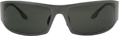 OutLaw Eyewear Fugitive TAC Ballistic Sunglass Brushed Gunmetal Aluminum Frame Polarized Lenses, ANSI Z87.1 USA Made