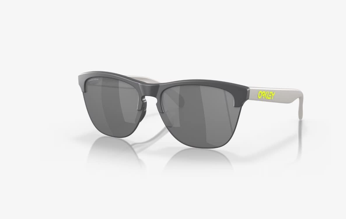 Oakley Frogskins Lite Sunglasses Matte Dark Grey with Prizm Black Lens