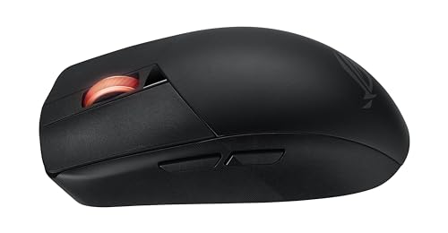 ASUS ROG Strix Impact III Wireless Gaming Mouse, 57 G Lightweight, 36K DPI Sensor, Bluetooth & 2,4GHz RF, ROG SpeedNova, Up to 618hrs Battery Life, Replaceable Switches, ROG Omni Receiver, Black