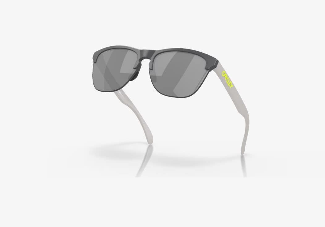 Oakley Frogskins Lite Sunglasses Matte Dark Grey with Prizm Black Lens