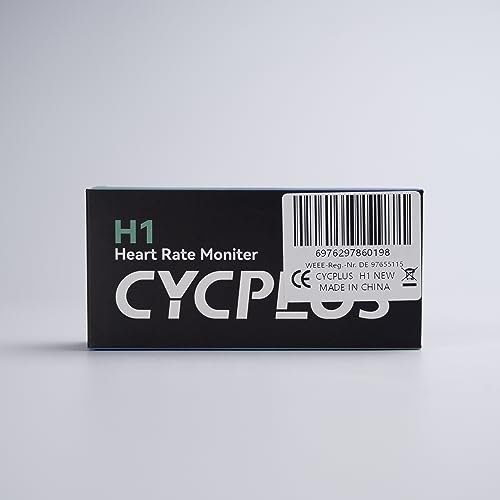 CYCPLUS Heart Rate Monitor Armband,Bluetooth 5.1 ANT+ HR Monitor with HR Zone LED Indicator, IP67 Waterproof, Use for Running Cycling Gym and Other Sports (2025 Upgraded Model)