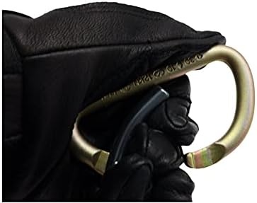Modified D High Tensile Steel Carabiner with Captive Pin Bent Gate 30kN