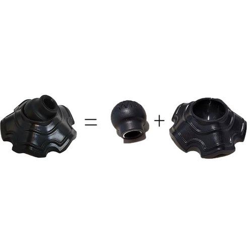 TAGUTA Furniture Pads Anti Sinking Frog Foot Plastic Rubber Portable Ultralight Large Foot Furniture Cups Inner Diameter(21mm) (18mm)