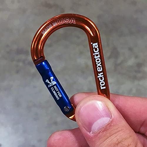 RockX Accessory Carabiner - Lightweight 5kN Aluminum Carabiner for Gear, Tools, and Accessories – Made in The USA