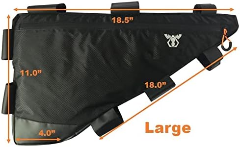 Trail Mountain Bike Full Frame Bag | Bicycle Touring, Bikepacking, Commuting Pack | Trail/Mountain Small, Medium, Large