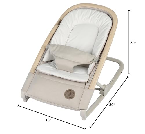 Maxi-Cosi Kori 2-in-1 Baby Bouncer Seat for Infants, Baby Rocker Chair, Portable Baby Bouncer, Classic Oat