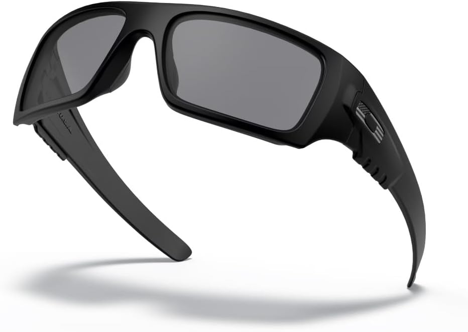 Oakley SI Det Cord Sunglasses Matte Black USA Tonal Flag with Grey Lens ANSI Z87.1 Stamped