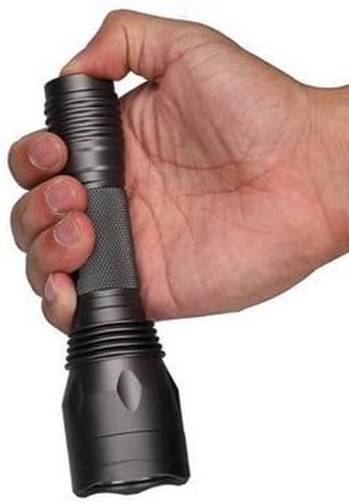 BESTSUN Predator Light 350 Yards Red LED Flashlight Night Hunting Light Coyotes Varmints Hog Hunt Tactical Flashlights with Pressure Switch, Scope & Picatinny Mounts