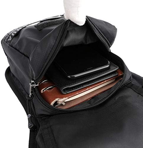 Nylon Drop Leg Bag Hiking Waist Pack for Men Women Tactical Motorcycle Bike Cycling Riding Travel Outdoor Sports Fanny Pouch