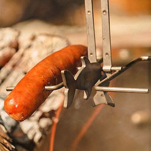Fishing Pole Campfire Roasters Bundle Packs Campfire Roasting Sticks Outdoor Firepit Tools