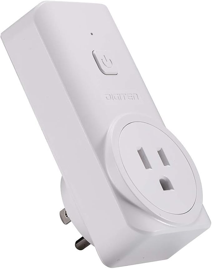 DIGITEN Wireless Temperature Controlled Outlet, Digital Plug-in Programmable Thermostat Outlet with Remote Control, Heating & Cooling for A/C, Fan, Heater (Temp Sensor Built in The Remote Controller)