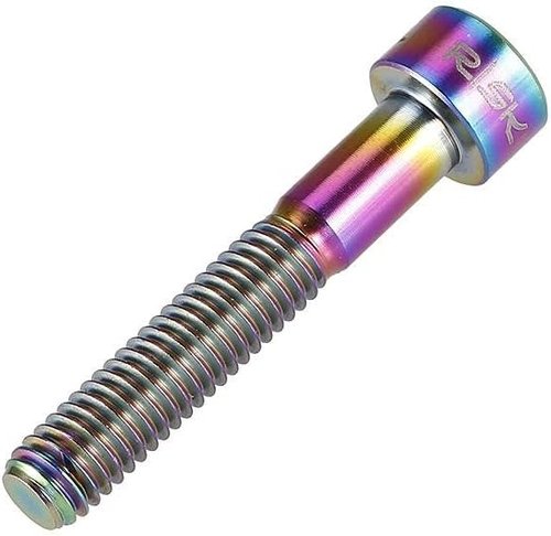 Bike Stem Bolt, Hex Tapered Bolts Screw Stem Top Cover Bolts Screw(Colorful-M6-35) Bike Headset Bolt Bike Stem Bolts Bike Stem Bolts Bike Headset Bolt