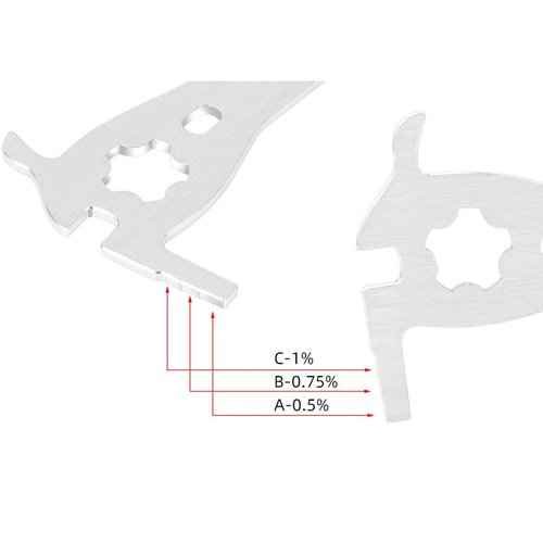 HOUSON 6-in-1 chain gauge, cycling chain gauge bicycle chain multi-tool bicycle repair tool for road bike MTB