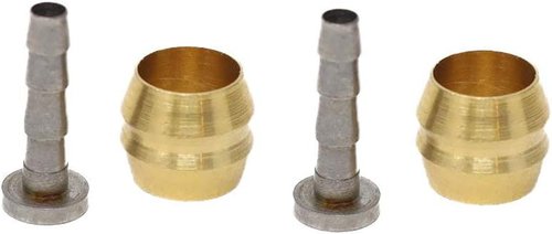 BleedZone - Barb and Olive Kit for Shimano BH90-2x Bike Parts for Shimano Hydraulic Brake Hose, Shimano Olive and Barb Kit, Bike Brake Cable Parts for Shimano Hydraulic Kit, Mtb Parts (2 Sets)
