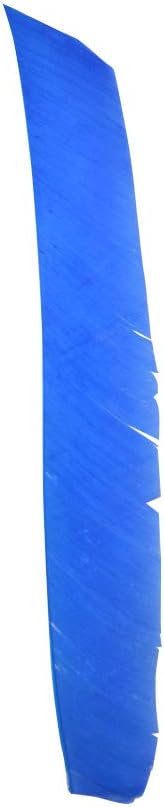 ZSHJGJR 50 Pack Archery Arrow Spiral Twist Wrap Full Length Feathers Left Wing Feathers Fletches Fletching (8-11inch) for Flu-Flu Arrows