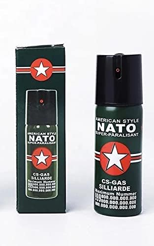 NATO American Style Super-Paralyzing Self Defensive Body Protect Aerosol Type. 60ml