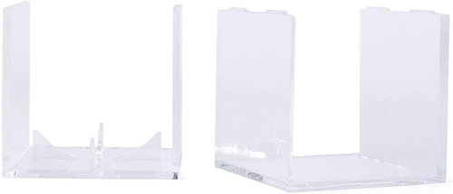 ChalkTalkSPORTS Square Acrylic Display Case | Girls Lacrosse Ball Holder | 3-Pack