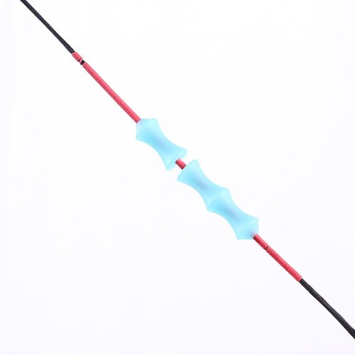CHENGSHIZI 3 pcs Bow String Finger Savers， Bowstring Finger Guards for Hunting ，Archery Bowstring Finger Protector or Archery Finger Tabs，String Fingers Roller Rubber