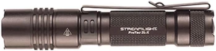 Streamlight 88082 ProTac 2L-X USB 500-Lumen 6800 Candela EDC High Performance Multi-Fuel Tactical Rechargeable Flashlight, Includes USB Cable, Holster, Clip, Retail Clear Packaging, Black