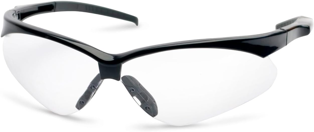 Walker's Crosshair Sport Shooting Glasses - Lightweight Impact-Resistant Lenses Soft Non-Slip UV Protection Hunting Range