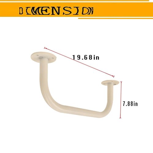 Wall mounted pull-up bar, suspension rod,cloud ladder, indoor fitness training, climbing cloud ladder,wall mounted horizontal bar pull-up bar, (white, 19.68in)