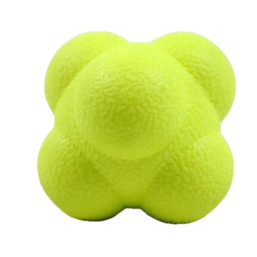 ROLUXENTIA Reaction Balls 4 Pack, 2.8 Inch - Baseball Handball Reflex Training Equipment, Hand-Eye Coordination, Speed Reflex Trainer for Agility Games and Garden Family Gatherings