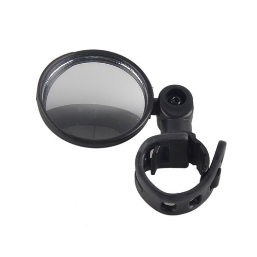 Black Bike Mirror 360 Degree Rotatable Handlebar Rearview Bike Mirrors Shockproof Wide Angle Acrylic Convex Safety Mirror for Most Mountain Road Bike,Bike Mirrors Accessories