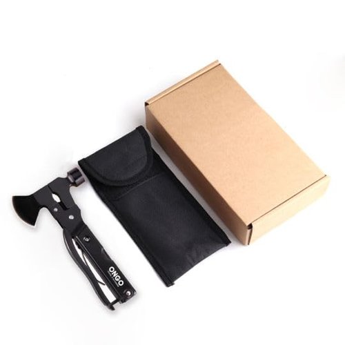 Generic Axe and Hammer Multi-Tool, Camping, Hiking, Fishing, Home Improvement, Black, MTAH170724