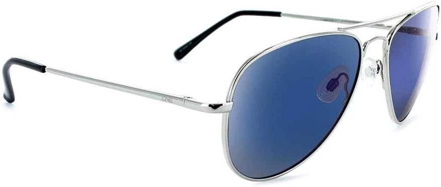 Optic Nerve Estrada Polarized Aviator Sunglasses – Lightweight Classic Frame, UV Protection, Anti-Glare – Unisex Fit