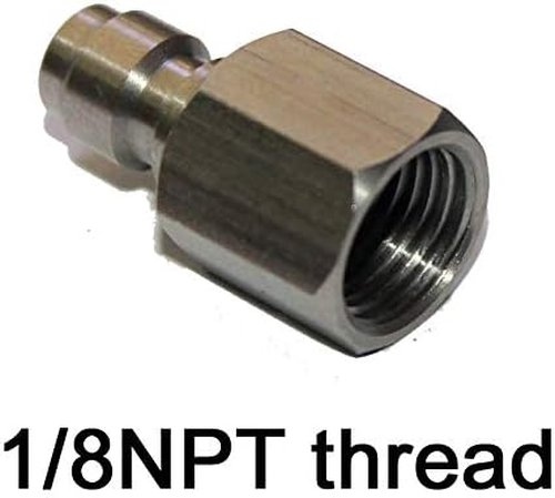 Inner Thread 1/8" NPT Male Quick Disconnect Adaptor Stainless Steel Fill Nipple