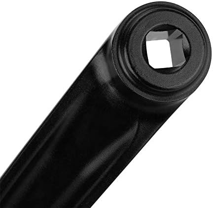 Tbest Bike Crank Arm 170mm Aluminium Alloy Left Crank Set Chain Set for MTB Road Bicycle, Square Rhombic Hole