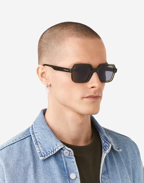 Hawkers · Sunglasses MINIMAL MAX for men and women (GREEN DARK)