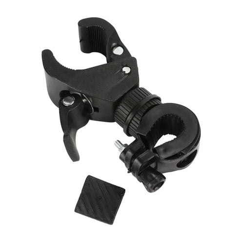 fixinus 2 Pack Bicycle Flashlight Mount - 360 Degree Rotating Bike Light Mount, Universal Torch Clip for Mountain Bike and Bicycle LED Light, Camera, GPS