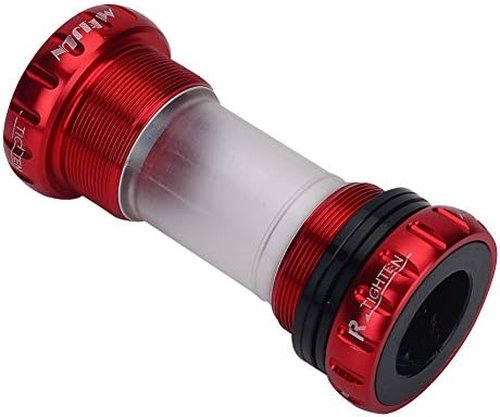 Bottom Bracket, Aluminum Alloy Crankset for Bike (Red)