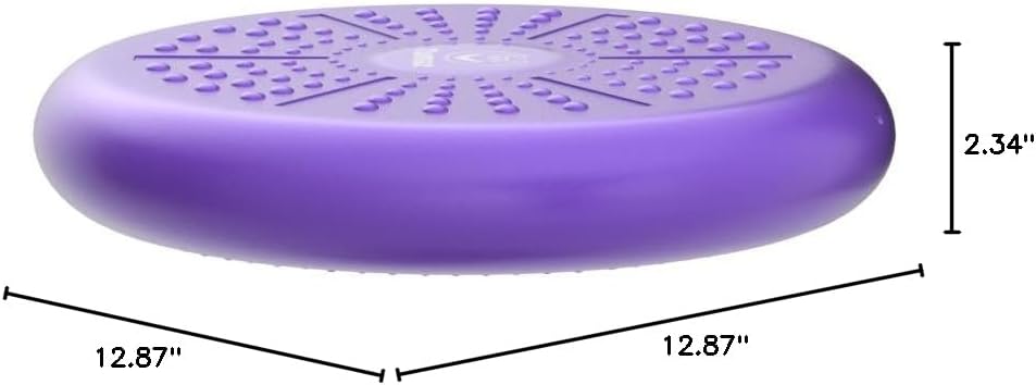 Tumaz Wobble Cushion - Wiggle Seat to Improve Sitting Posture & Stay Focused for Sensory Kids, Balance Disc to Core Strength & Flexible Seating [Extra Thick Balance Board, Pump Included Wobble Board]