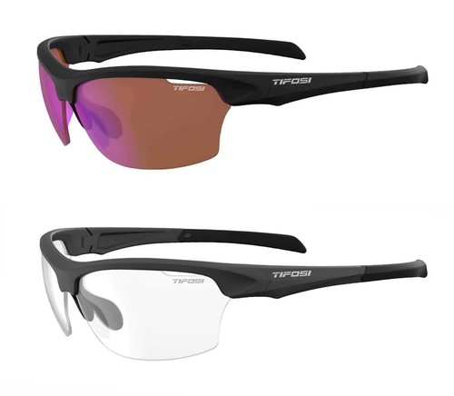 Intense Sport Sunglasses Men & Women Bundle of Clear and AC Red Lens -Ideal For Golf, Pickleball, Running & Tennis