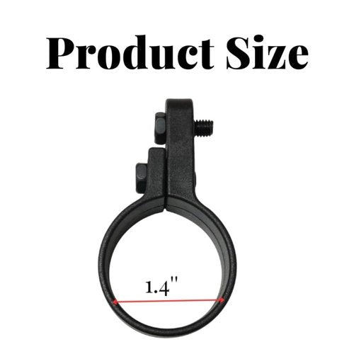 ZSYALY 2PCS Bike Fenders Frame/Fork Mounting Clamp Bracket Adapter Cycling Repair Parts 40mm Black