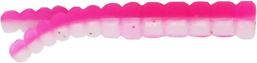 Leland's Lures Trout Magnet 50-Pack Split-Tail Grub Body Pack, Also Great for Bass and Panfish, Cotton Candy